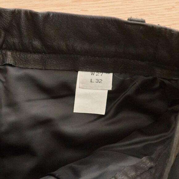 ROCK N BLUE Nelson Mens W27 L29 Regular Leather Pants, Trousers Biker Moto - Picture 5 of 12